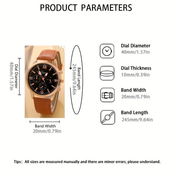 4-Piece Quartz Wrist Watch Set - Picture 10 of 11